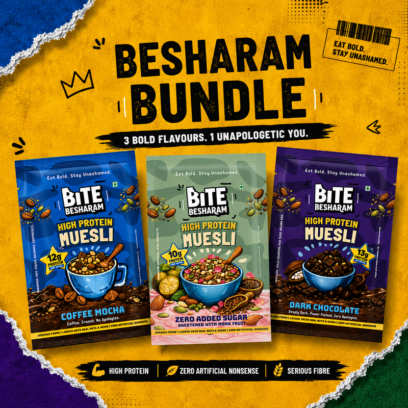 High Protein Muesli | Besharam Bundle | Upto 26g Protein Per 100g