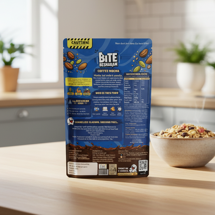 Bite Besharam High Protein Muesli Coffee Mocha 400g